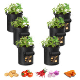 ADORMA 10-gallon grow bag with reinforced handles for easy transport