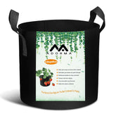 ADORMA 12-pack grow bag close-up shows breathable fabric for healthy roots.