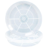 Afrine 2-pack plant saucer 12-inch top view showcases generous diameter for larger pots.