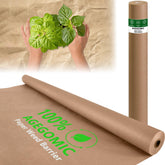 AGEGOMIC biodegradable weed barrier roll with open-fiber structure for improved bed air flow