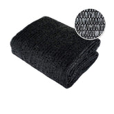 Agfabric Sun-Block shade cloth close-up shows durable HDPE weave for garden shading.