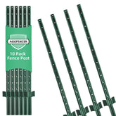 AggFencer 4ft post front view for reliable yard containment