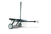 Agri-Fab 45-0294 tow-behind lawn dethatcher with 20 spring tines for efficient thatch removal.