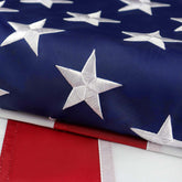 AGUIFLGS American flag 3x5 outdoors in durable nylon, built for weather exposure.