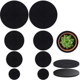 AHFCANG plant coaster mats with round design protect surfaces from water drips