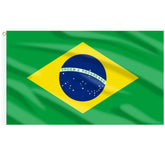 AhfuLife Brazil flag 3x5ft outdoors, durable fabric for weather-ready display