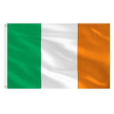 AhfuLife Irish Flag 3x5 ft front view ideal for bold outdoor display.