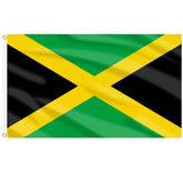 AhfuLife Jamaica flag 3x5 outdoor flag on flagpole for Jamaican celebrations