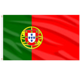 AhfuLife Portugal flag 3x5 ft outdoors, weatherproof for patios and balconies.