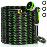 Ahititi garden hose 100ft exterior view shows durable outer layer for everyday yard watering.