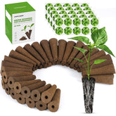 Ahopegarden hydroponic pods kit with 50 sponges improves seed germination and setup simplicity.
