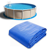 Ahpuhtan 18ft round pool liner pad underlayment protects the liner from punctures and debris.