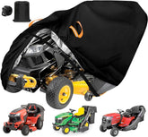 Aibiley riding mower cover in front view protects a 54-inch deck from rain and sun.