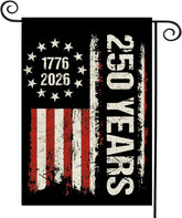 AIBOLYNE 250 Years banner, double sided stars and stripes, ideal for outdoor patriotic display.