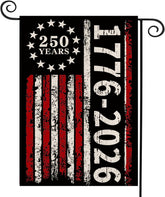 AIBOLYNE 250 Years flag with circle of stars for outdoor display.
