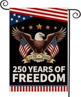 AIBOLYNE 250th anniversary eagle on flag, perfect for vibrant outdoor display.