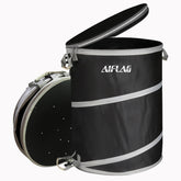 AIFLAG collapsible trash can with hard bottom provides stable support for heavy yard waste.