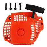 AILEETE recoil starter assembly 504597002 for Husqvarna chainsaws, easy pull-start and reliable engagement.