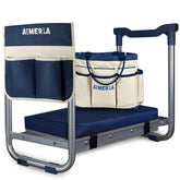Aimerla K5 foldable kneeler seat — rugged heavy-duty frame for outdoor tasks.
