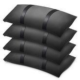 Aimosen umbrella base weights stabilize patio setups with a four-pack.