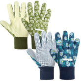 Ainiv floral garden gloves women with a rose pattern for comfortable gardening.