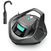 Aiper Seagull SE cordless vacuum, front view, efficient pool cleaning without clutter or hoses.