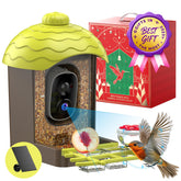 AiPoaaol smart bird feeder camera captures 2K video for backyard birdwatching.