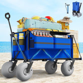 Aisdan Beach Wagon with big wheels navigates sand easily for outdoor trips