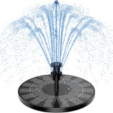 AISITIN 3.5W solar bird bath pump front view demonstrating compact outdoor fountain