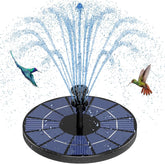 AISITIN solar fountain panel view shows efficient charging for continuous operation.