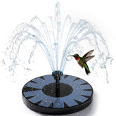 AISITIN solar fountain pump with six nozzles for vibrant bird bath displays