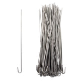 Aiwaiufu aluminum 8inch fence ties shown ready for quick chain-link fence installation.