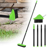 Ajimy 3-in-1 angled brush between cracks for deep weed removal
