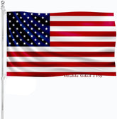 AJJSUE American flag outdoor 3x5 front view; durable polyester for long-lasting display