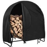 AKEfit 40-inch log hoop cover shields round firewood hoops from rain and sun.