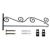Akeydeco Garden Flag Stand wall-mount in a sunny garden offers a sturdy outdoor display.