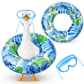 Aliceset Hawaiian goose ring adds tropical vibes to sunny yard decor.