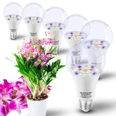 ALIDE E26 LED grow light bulb pack shot showing full spectrum for indoor plants