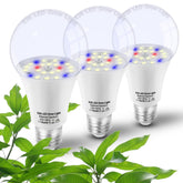 ALIDE grow light bulb full-spectrum 10W enhances indoor seed germination and healthy green growth