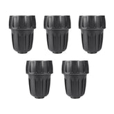 ALKARMA five-pack half-inch drip tubing fittings for easy faucet connections.