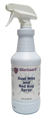 AllerGuard spray bottle demonstrates fast-acting pest control at home.