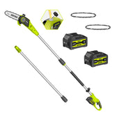 Alloyman Pole Saw Extended Reach enables overhead pruning from ground
