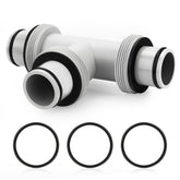 Alocs 1.5-inch to 1.5-inch T-joint connector for secure pool hose connections.