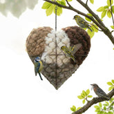 Alpaca Bird Nesting Heart in the garden invites wild birds to nest safely