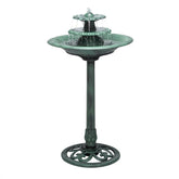 Alpine Corporation 35-tall 3-tier pedestal fountain, a durable outdoor water feature.