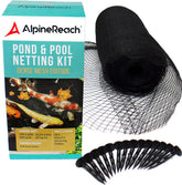 AlpineReach koi pond netting kit 15x20ft protects koi from predators outdoors