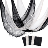 Alpurple Halloween creepy cloth black drape adds spooky ambiance for haunted houses.