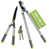 Altdorff garden loppers 28-inch in action for clean, effortless cuts on thick branches.