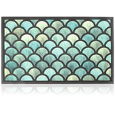 AMARU DOOR MATS texture close-up shows durable coarse fibers for busy entryways