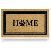AMARU DOOR MATS Home Dog Classic front door mat greets guests with natural style